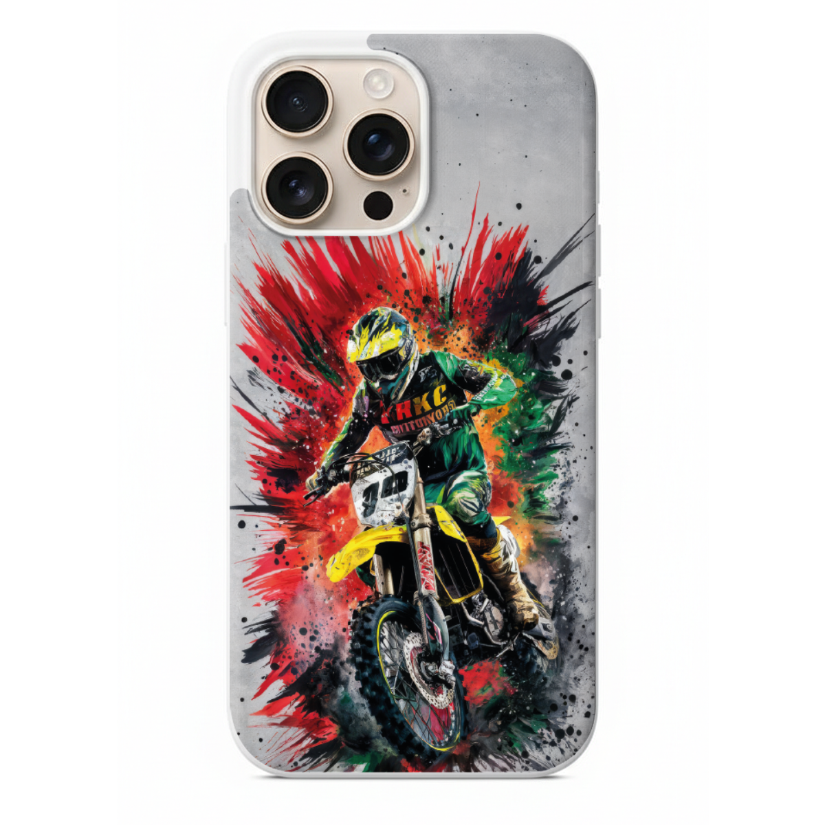 Motokros Sürücüsü Telefon Kılıfı (RC10)