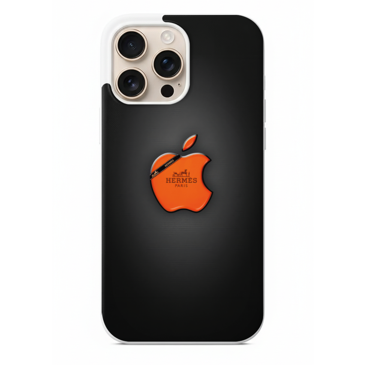 Lüks Turuncu Logo Detaylı Telefon Kılıfı (MM05)