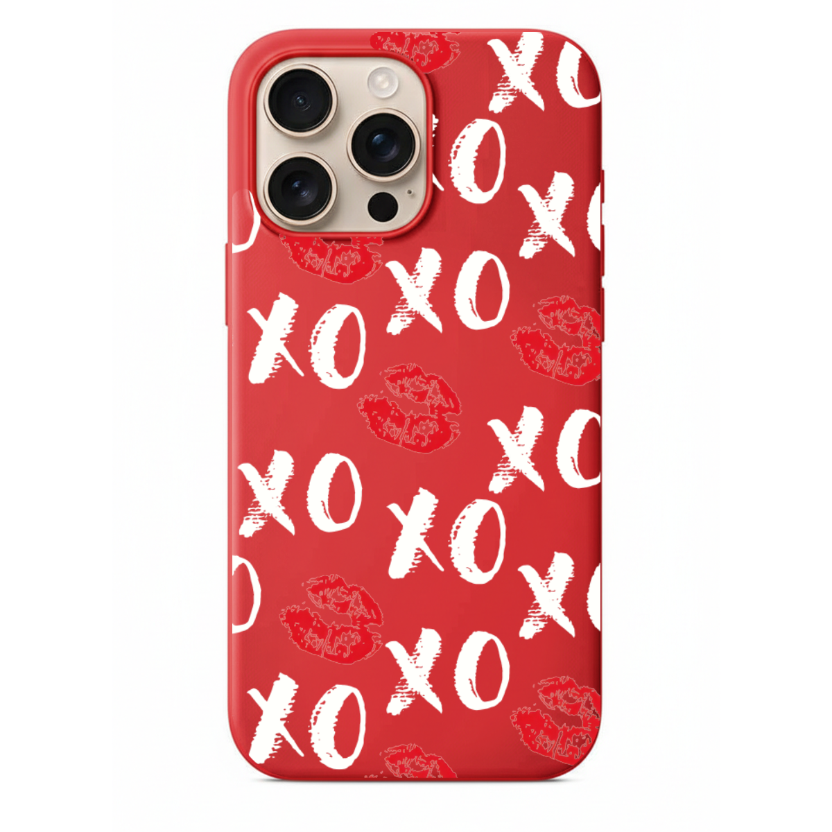 XOXO ve Öpücük İzi Telefon Kılıfı (WV125)