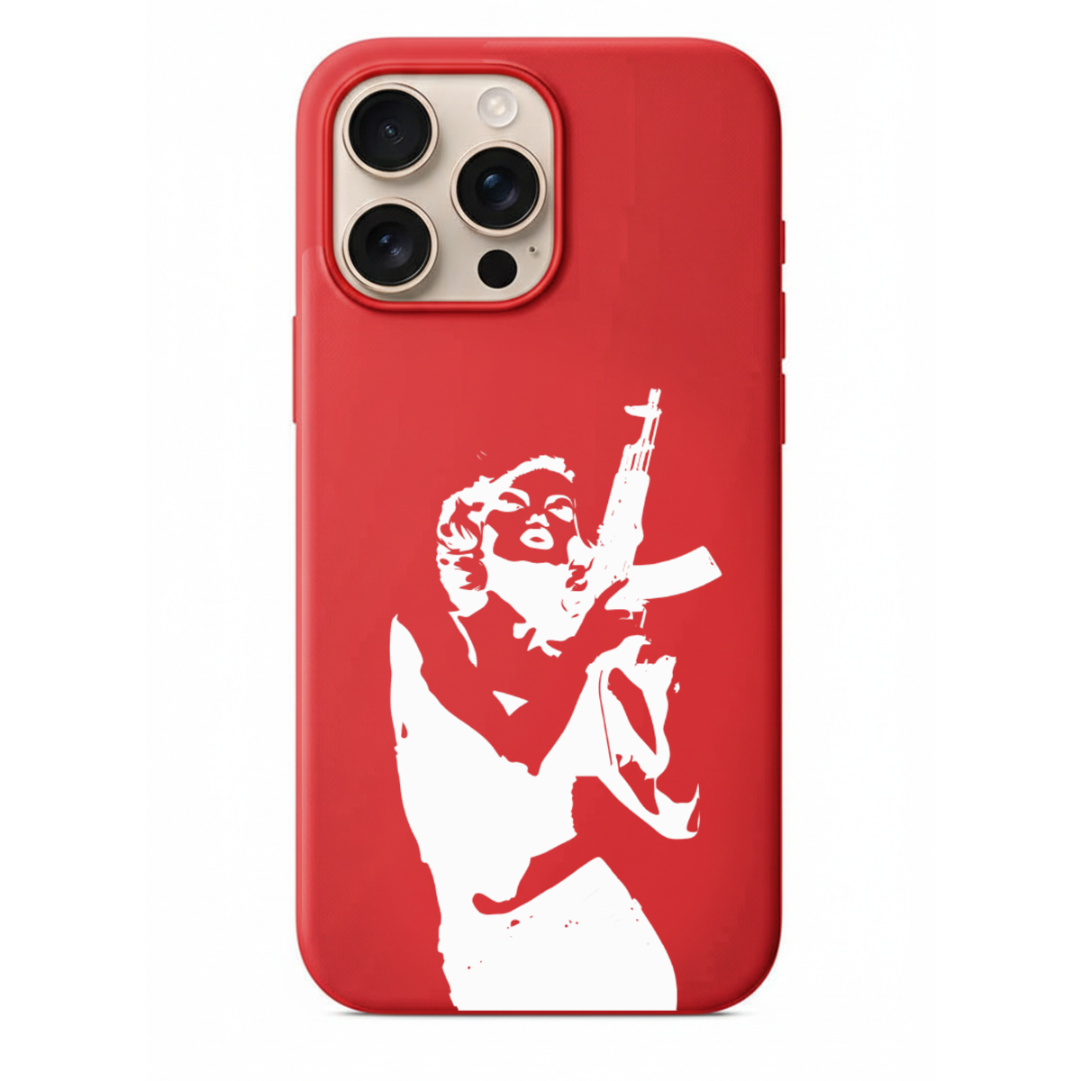 Marilyn Monroe Silahlı Pop Art Telefon Kılıfı (SC67)