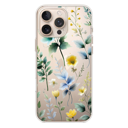 Pastel Tonlar Modern Floral Tasarım Telefon Kılıfı (WV40)