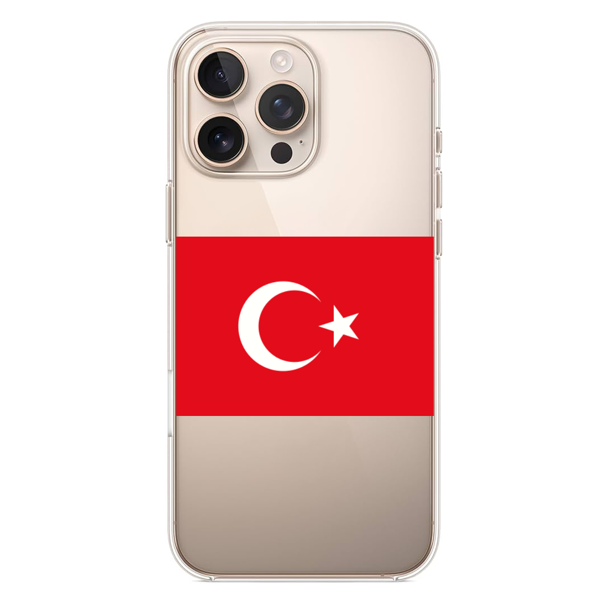 Türk Bayrağı Tasarımlı Telefon Kılıfı (LC16)