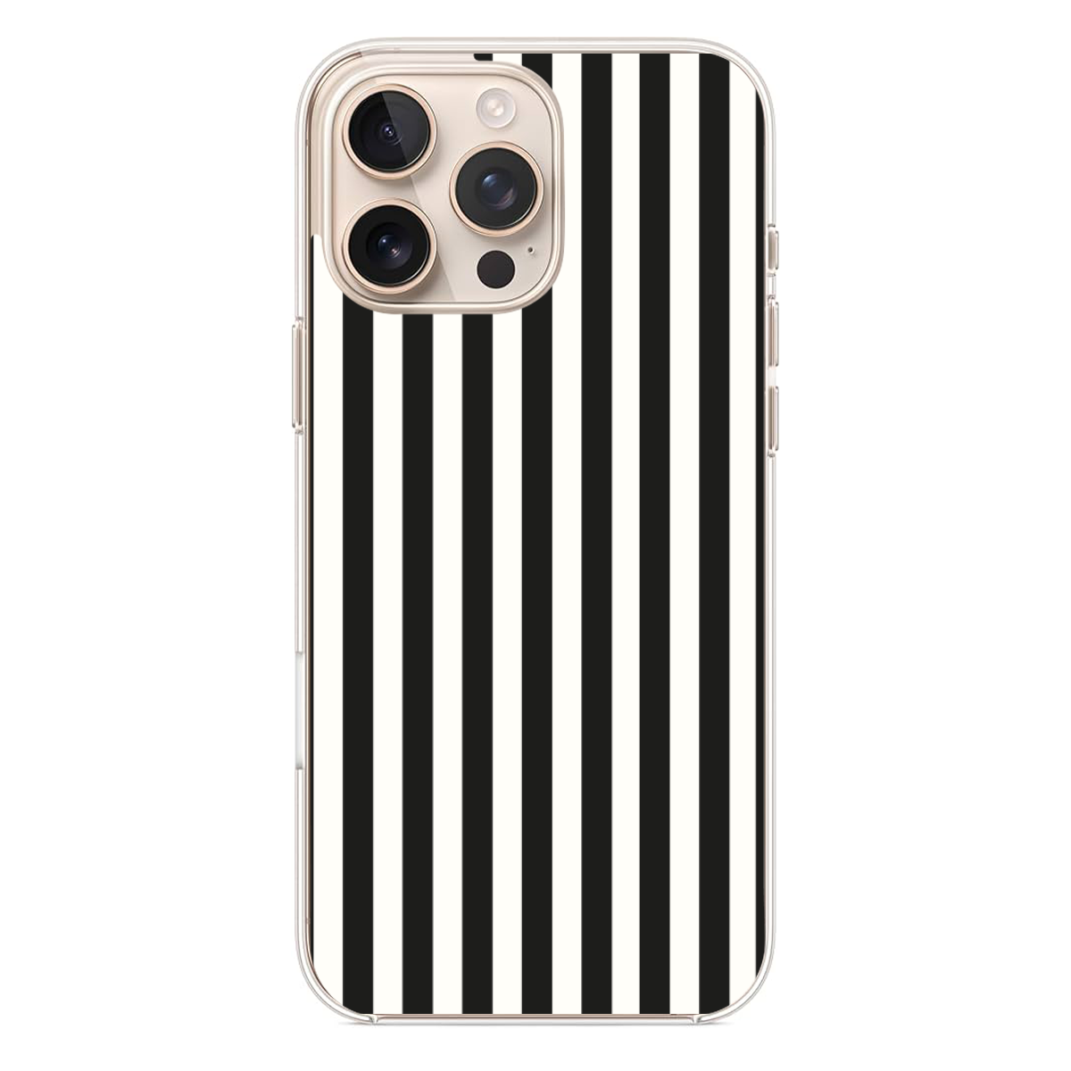 Siyah Beyaz Çizgili Klasik Telefon Kılıfı (SV53)