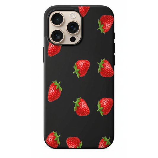 Çilek Desenli Yaz Temalı Telefon Kılıfı (WV98)