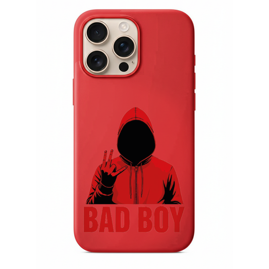 Bad Boy Yazılı Kapüşonlu Karakter Telefon Kılıfı (SC13)