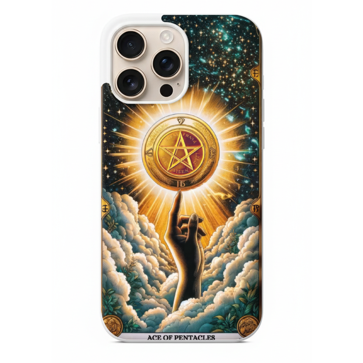 Ace of Pentacles Tarot Kartı Telefon Kılıfı (MM12)