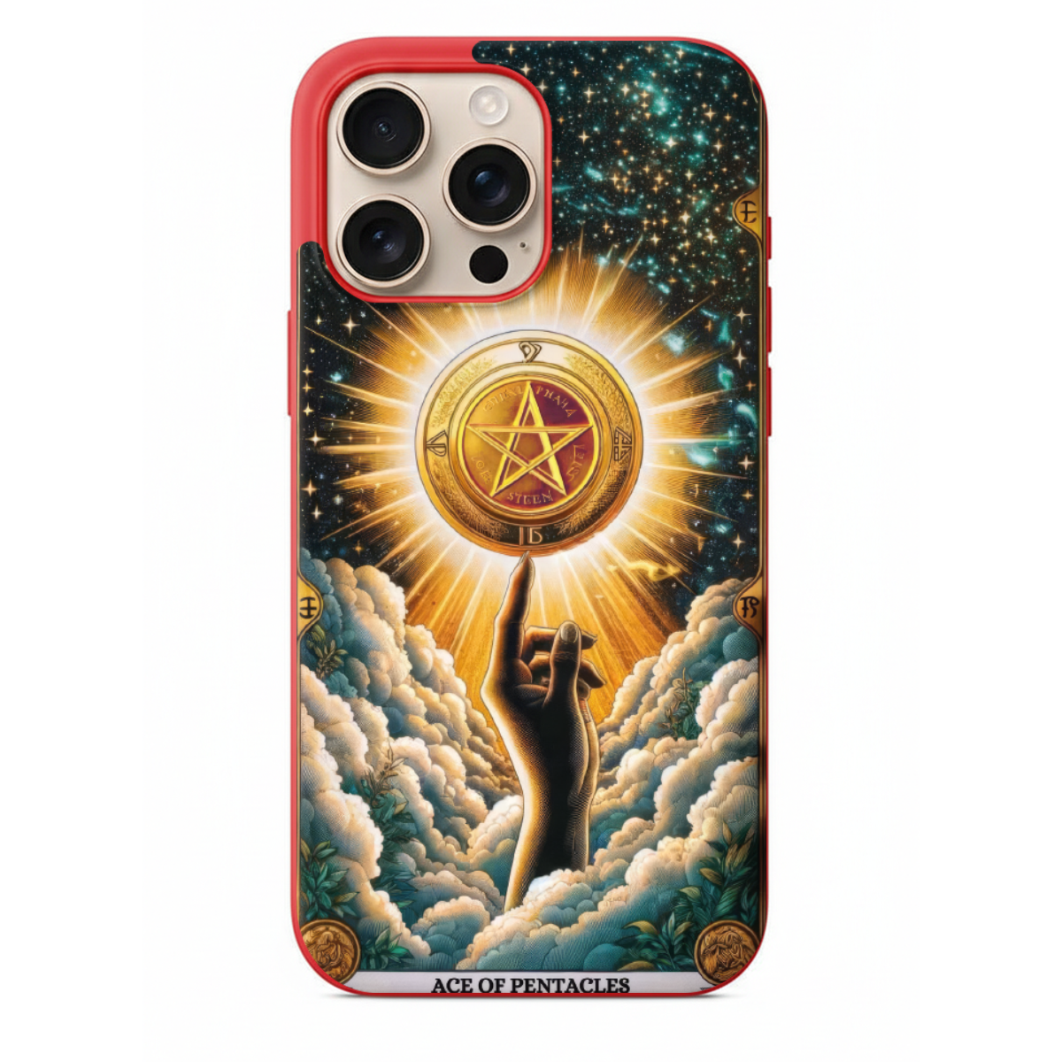 Ace of Pentacles Tarot Kartı Telefon Kılıfı (MM12)