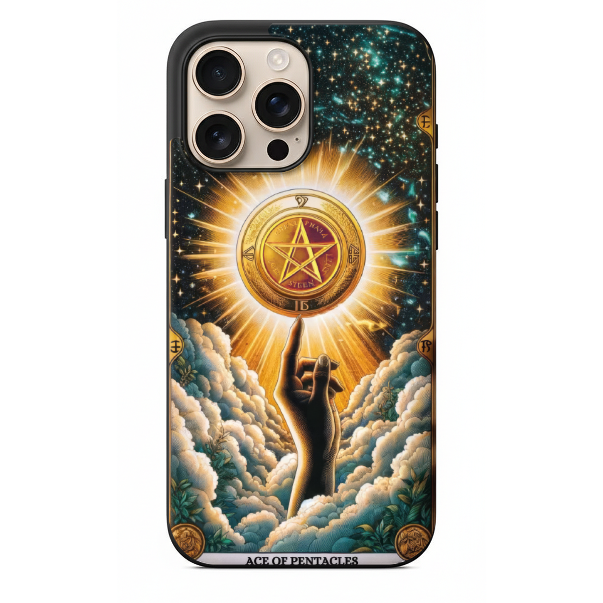 Ace of Pentacles Tarot Kartı Telefon Kılıfı (MM12)