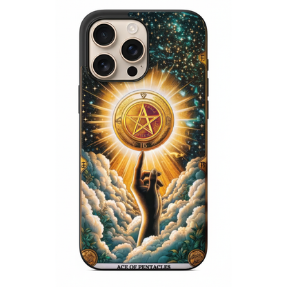 Ace of Pentacles Tarot Kartı Telefon Kılıfı (MM12)