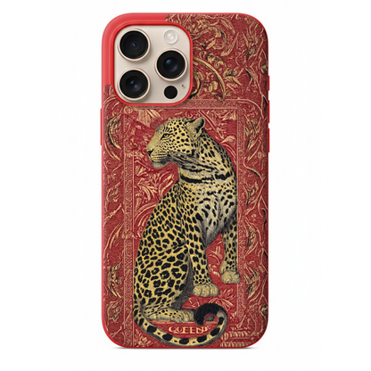 İskambil Kartı Leopar Desenli Telefon Kılıfı (WV50)