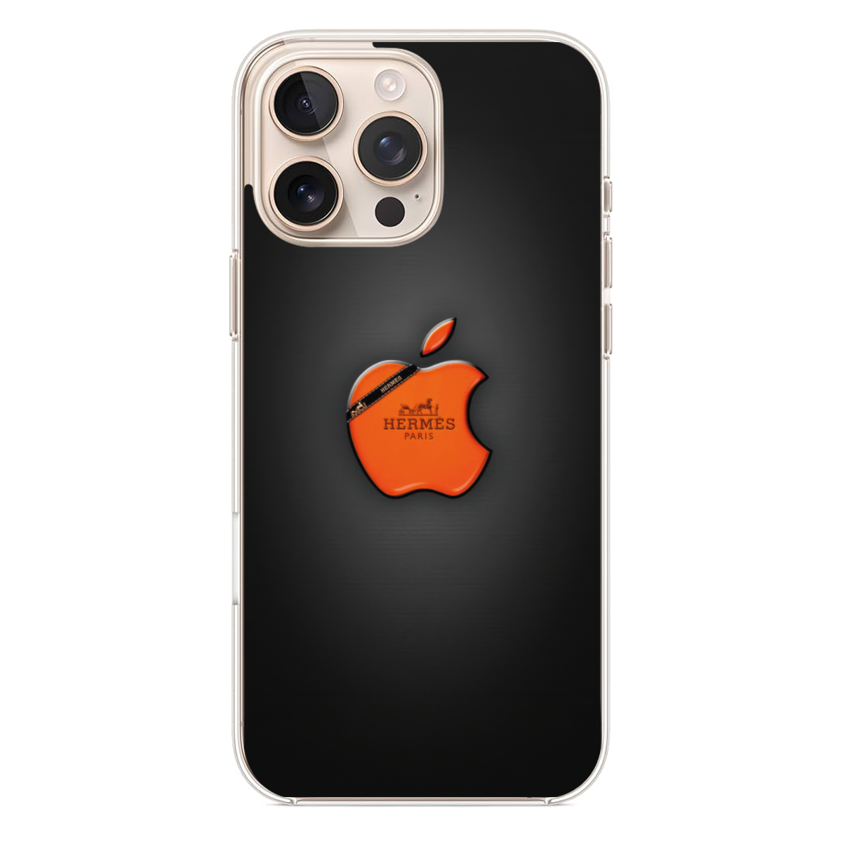 Lüks Turuncu Logo Detaylı Telefon Kılıfı (MM05)