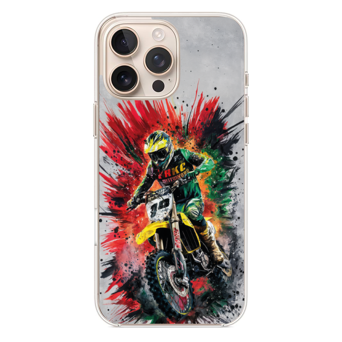 Motokros Sürücüsü Telefon Kılıfı (RC10)