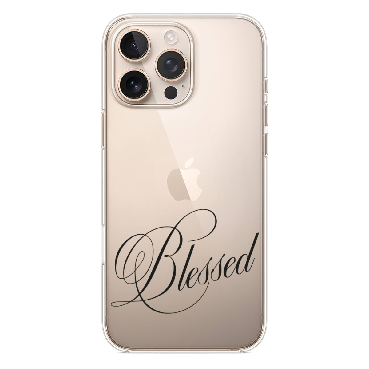 Blessed Slogan Yazılı Telefon Kılıfı (Kutsanmış  Şanslı  Dualı) (SC08)
