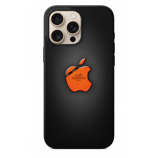 Lüks Turuncu Logo Detaylı Telefon Kılıfı (MM05)
