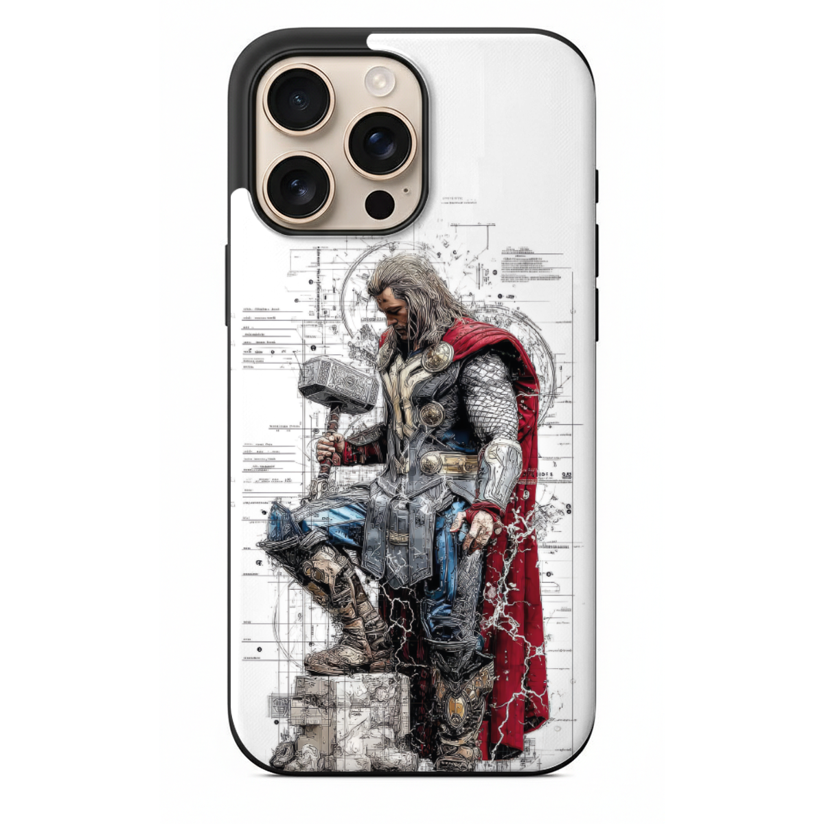 Mjolnir ile Thor Telefon Kılıfı (PV11)