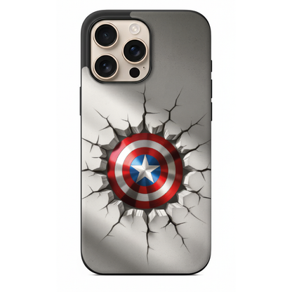 Marvel Kaptan Amerika Kalkanı Telefon Kılıfı (PV09)
