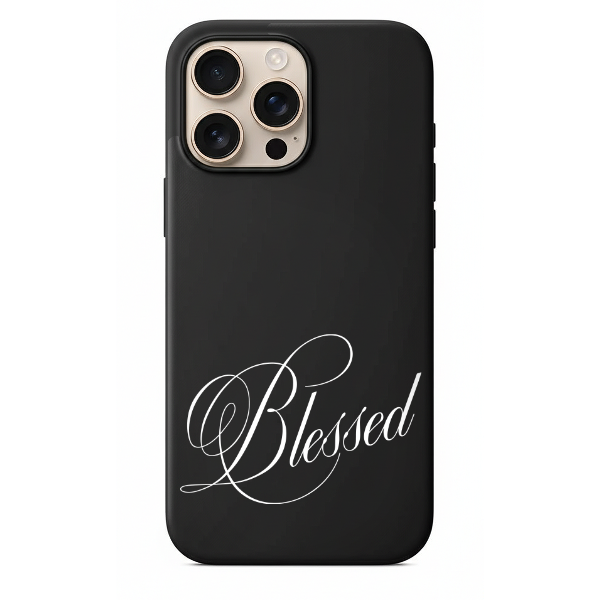 Blessed Slogan Yazılı Telefon Kılıfı (Kutsanmış  Şanslı  Dualı) (SC08)