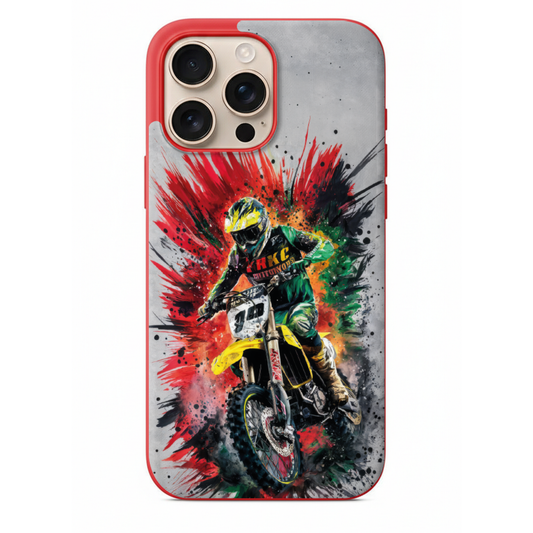 Motokros Sürücüsü Telefon Kılıfı (RC10)