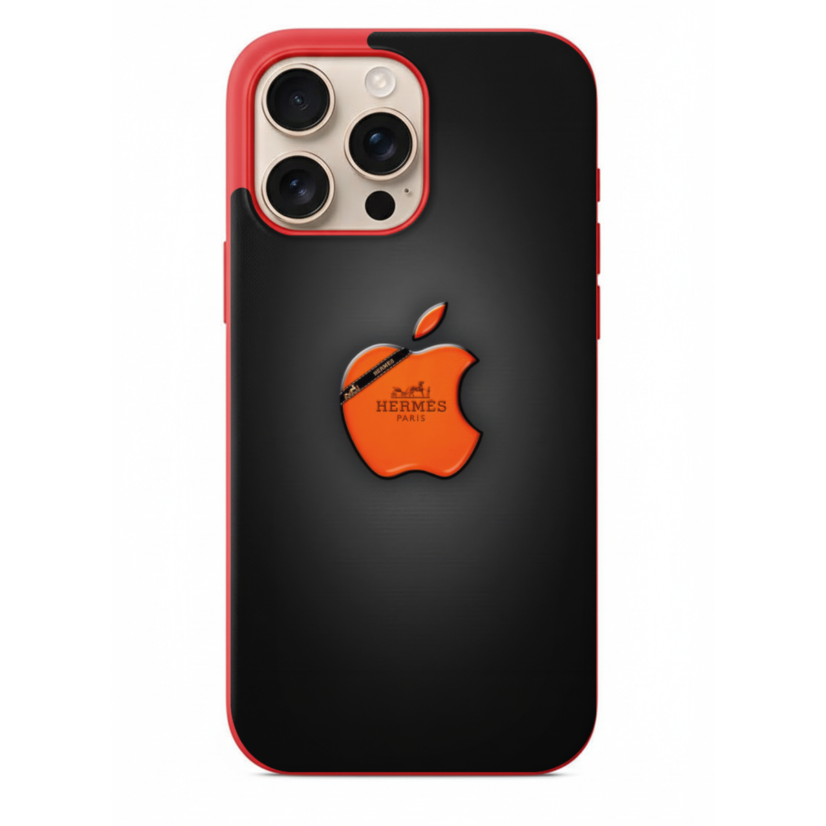 Lüks Turuncu Logo Detaylı Telefon Kılıfı (MM05)
