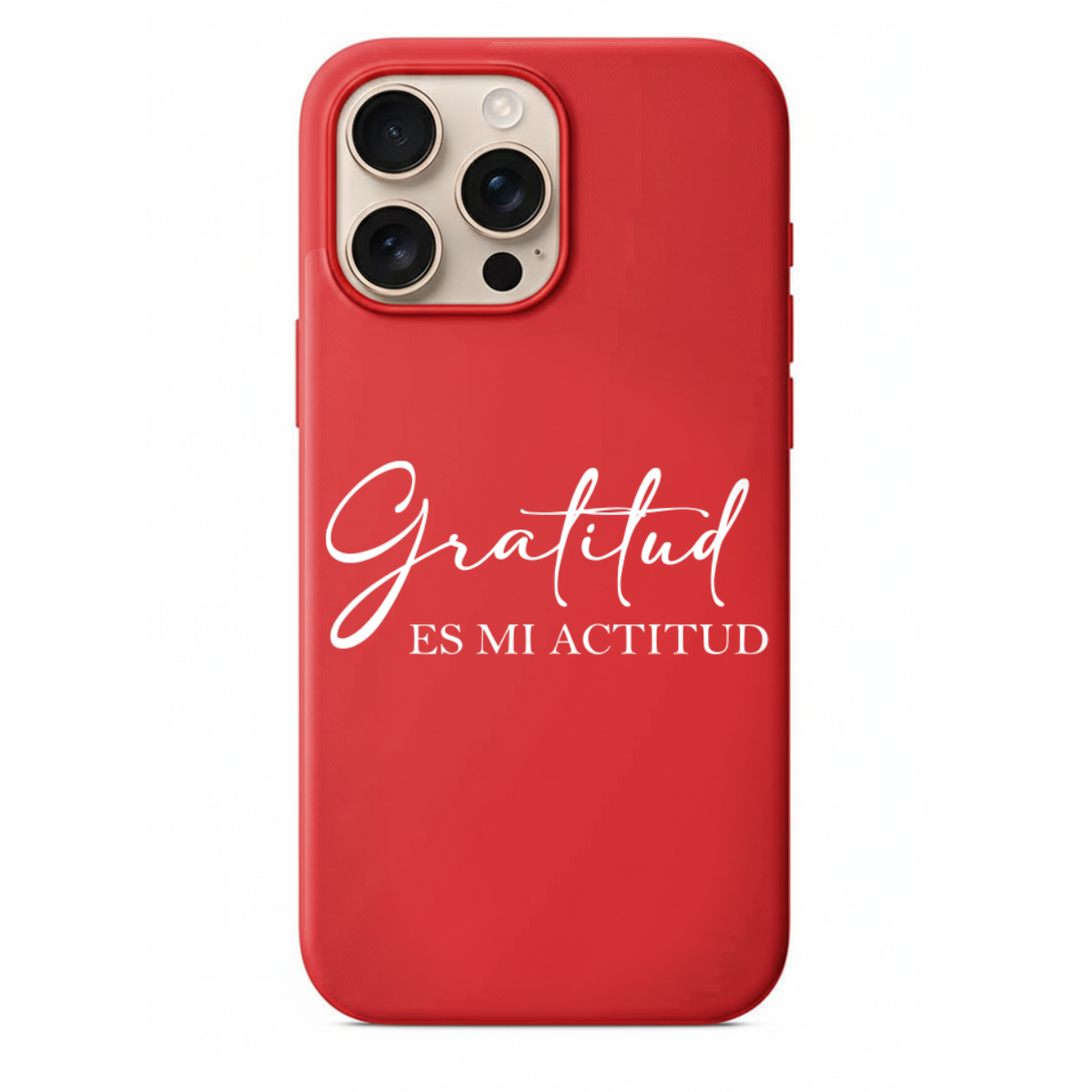 Siyah Mat Gratitud Yazılı Minimalist Tasarım Kılıf (SC05)