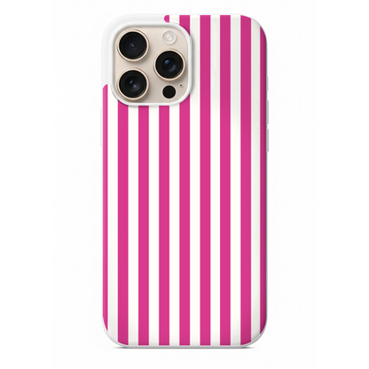 Pembe Çizgili Estetik Telefon Kılıfı (SV51)