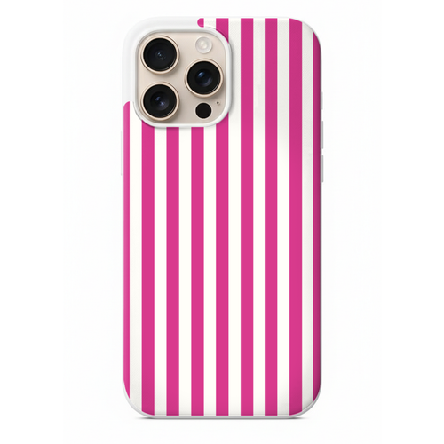 Pembe Çizgili Estetik Telefon Kılıfı (SV51)