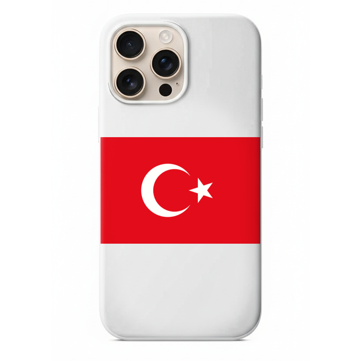 Türk Bayrağı Tasarımlı  Telefon Kılıfı (LC16)