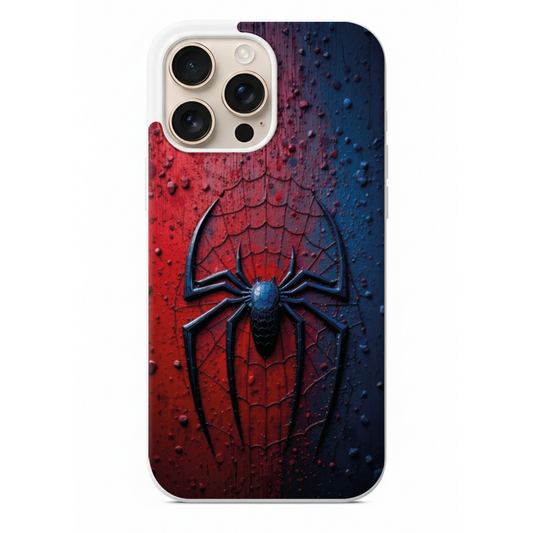 Spider-Man Örümcek Logolu Kırmızı Mavi Telefon Kılıfı (SC39)