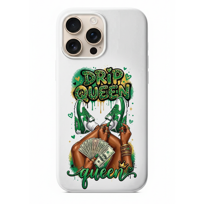 Drip Queen Yeşil Sneaker Telefon Kılıfı (SC36)