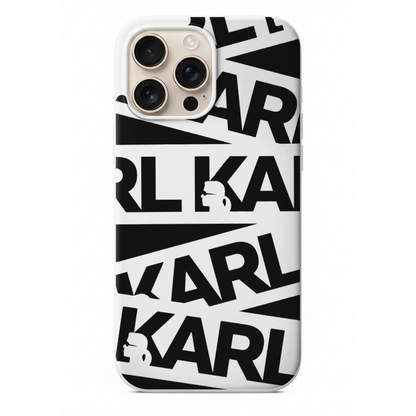 Karl Lagerfeld Tipografi Tasarımlı Telefon Kılıfı (SC28)