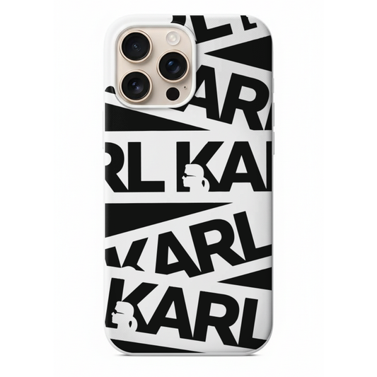 Karl Lagerfeld Tipografi Tasarımlı Telefon Kılıfı (SC28)