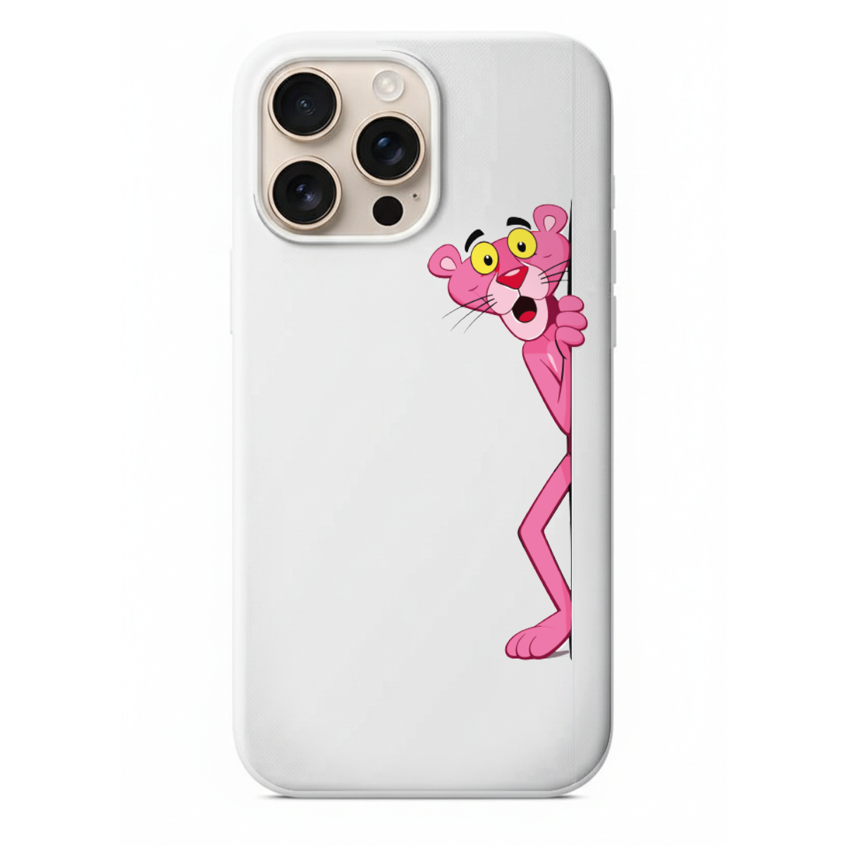 Pembe Panter Figürlü Estetik Telefon Kılıfı (HC40)