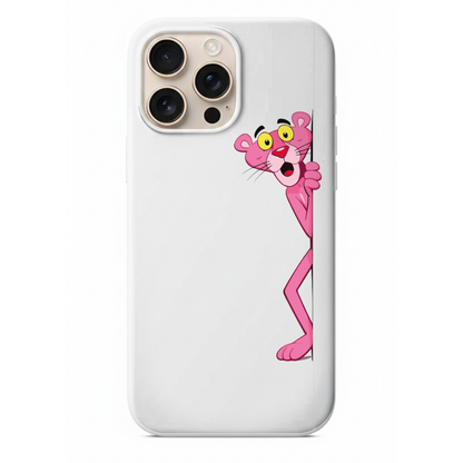 Pembe Panter Figürlü Estetik Telefon Kılıfı (HC40)