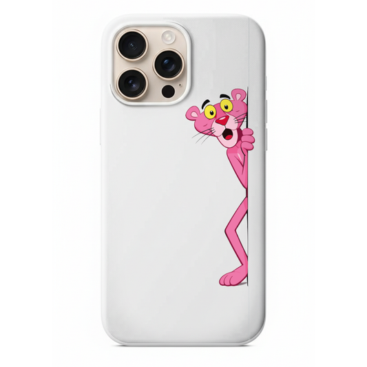 Pembe Panter Figürlü Estetik Telefon Kılıfı (HC40)