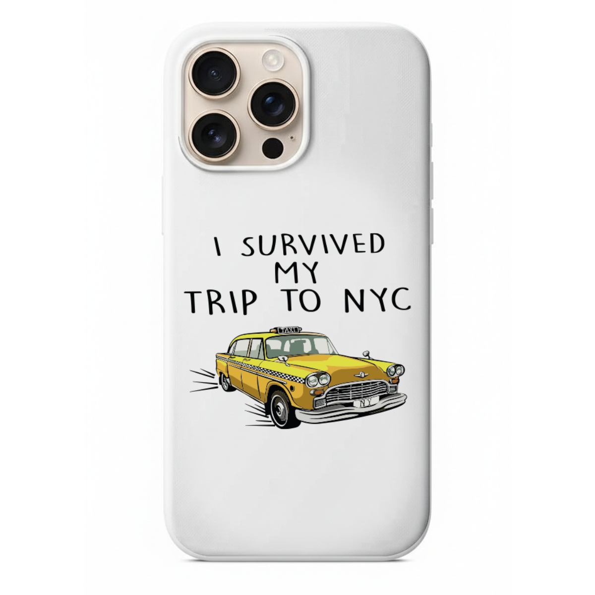 New York Sarı Taksi Tasarımlı Telefon Kılıfı (DC16)