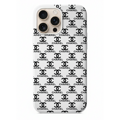 Chanel Logolu Monogram Desenli Telefon Kılıfı (WV104)