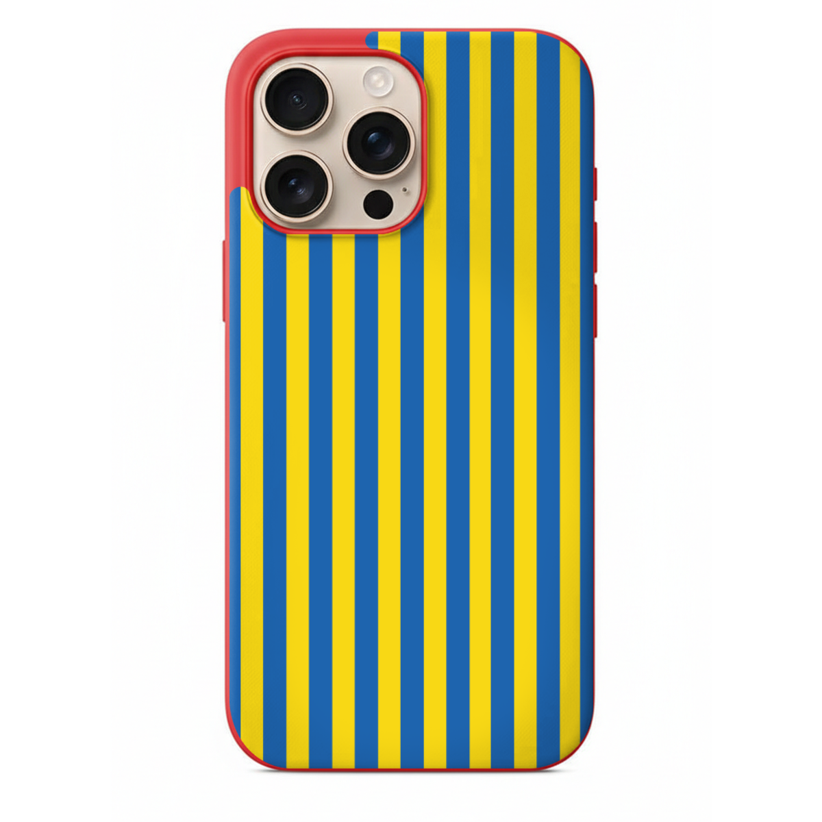 Sarı Mavi Çizgili Klasik Telefon Kılıfı (SV52)