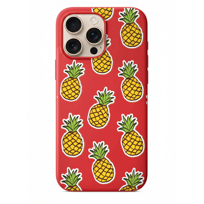 Ananas Desenli  Telefon Kılıfı (WV100)