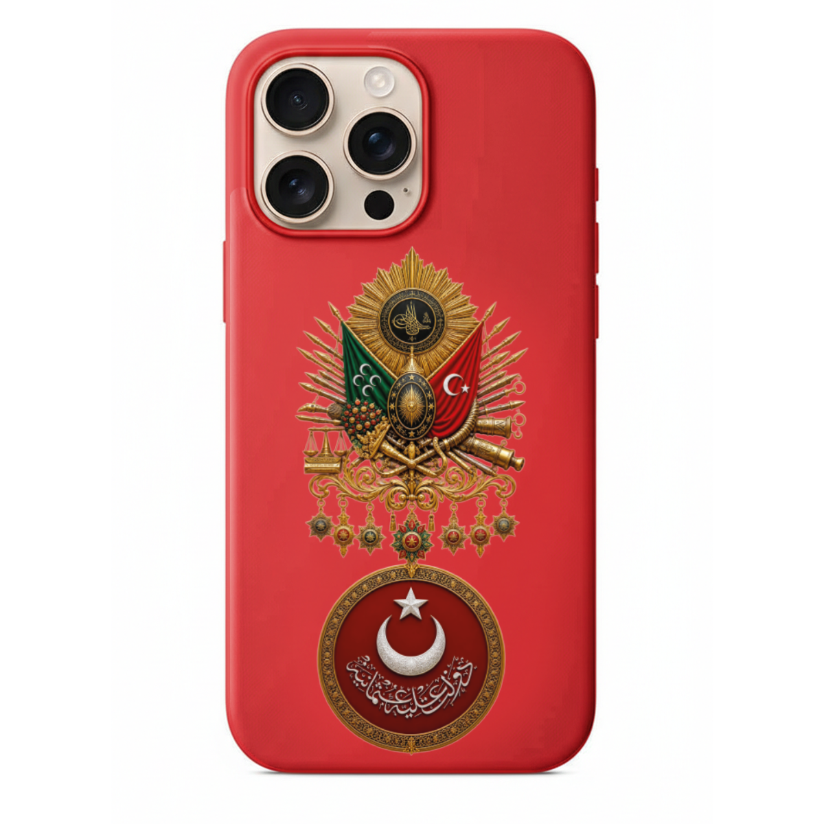 Osmanlı Arma Motifli Telefon Kılıfı (LE18)