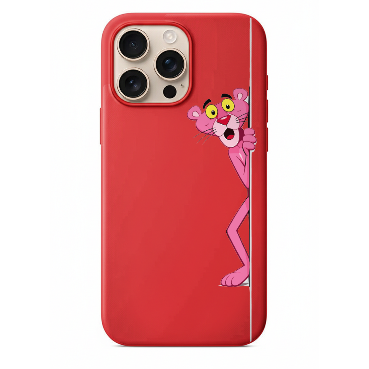 Pembe Panter Figürlü Estetik Telefon Kılıfı (HC40)