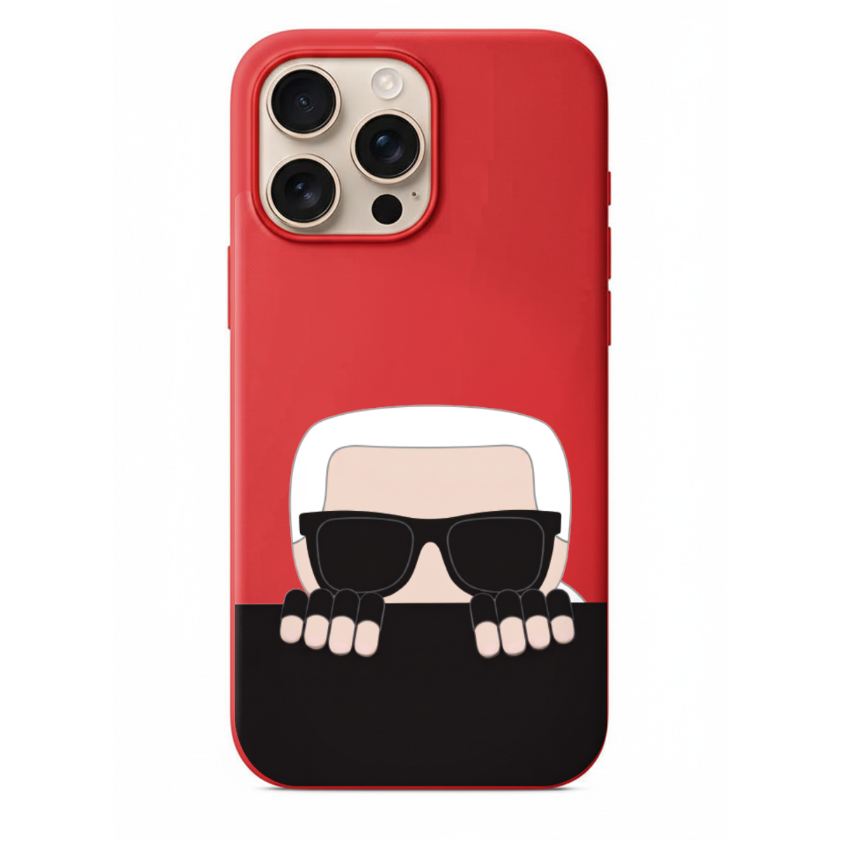 Karl Lagerfeld İllüstrasyonlu Telefon Kılıfı (SC59)