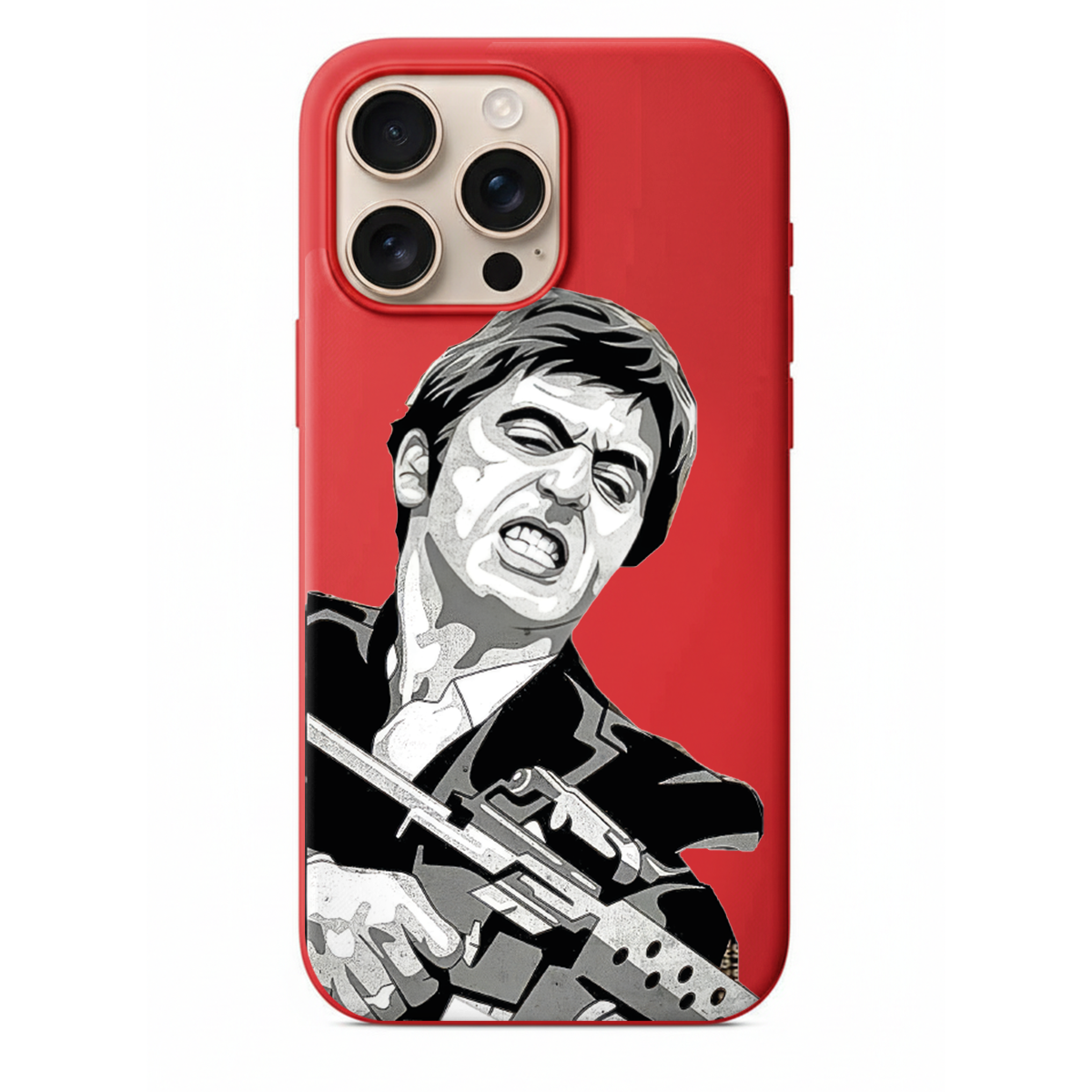Scarface Silahlı Tony Montana Tasarımlı Kılıf (SC65)