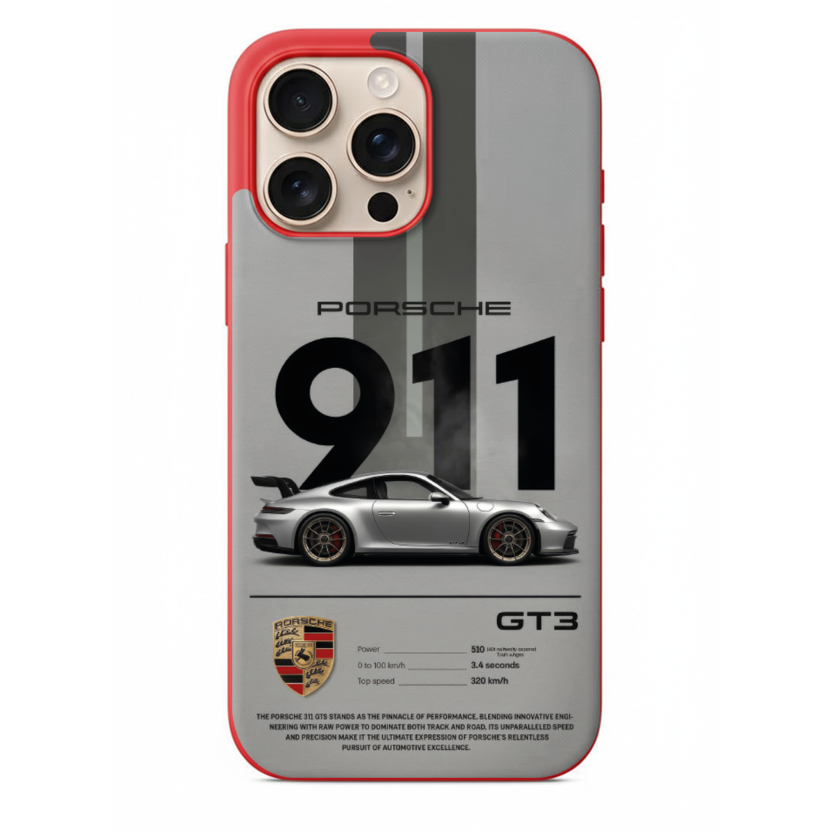 Porsche 911 GT3 Tasarım Telefon Kılıfı (DC15)