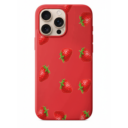 Çilek Desenli Yaz Temalı Telefon Kılıfı (WV98)