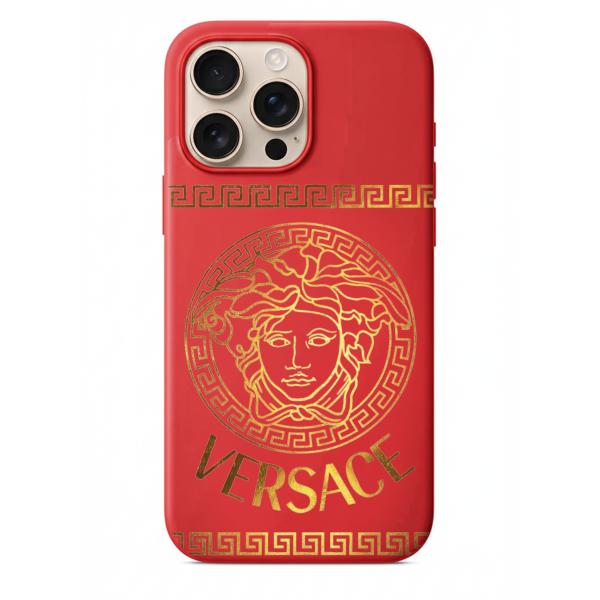 Versace Logolu Altın Desenli Telefon Kılıfı (HC31)