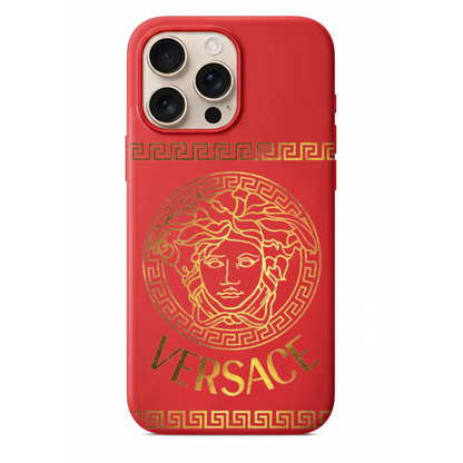 Versace Logolu Altın Desenli Telefon Kılıfı (HC31)
