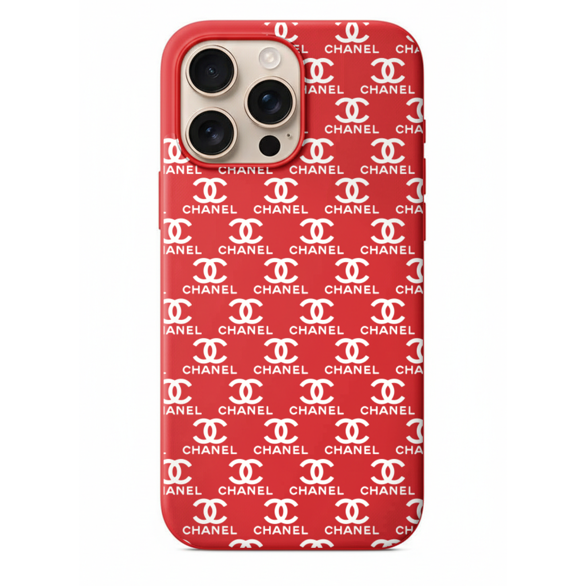 Chanel Logolu Monogram Desenli Telefon Kılıfı (WV104)