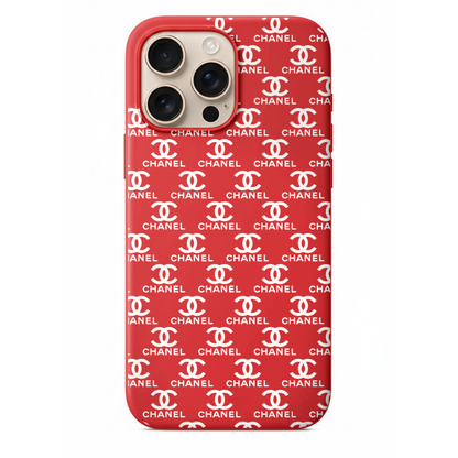 Chanel Logolu Monogram Desenli Telefon Kılıfı (WV104)