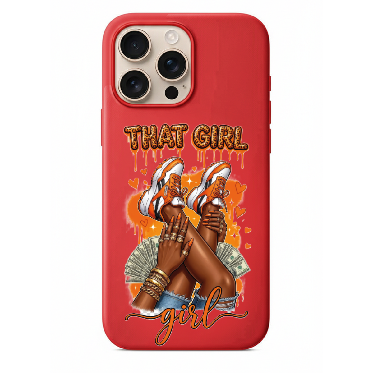 That Girl Turuncu Sneaker Telefon Kılıfı (SC38)
