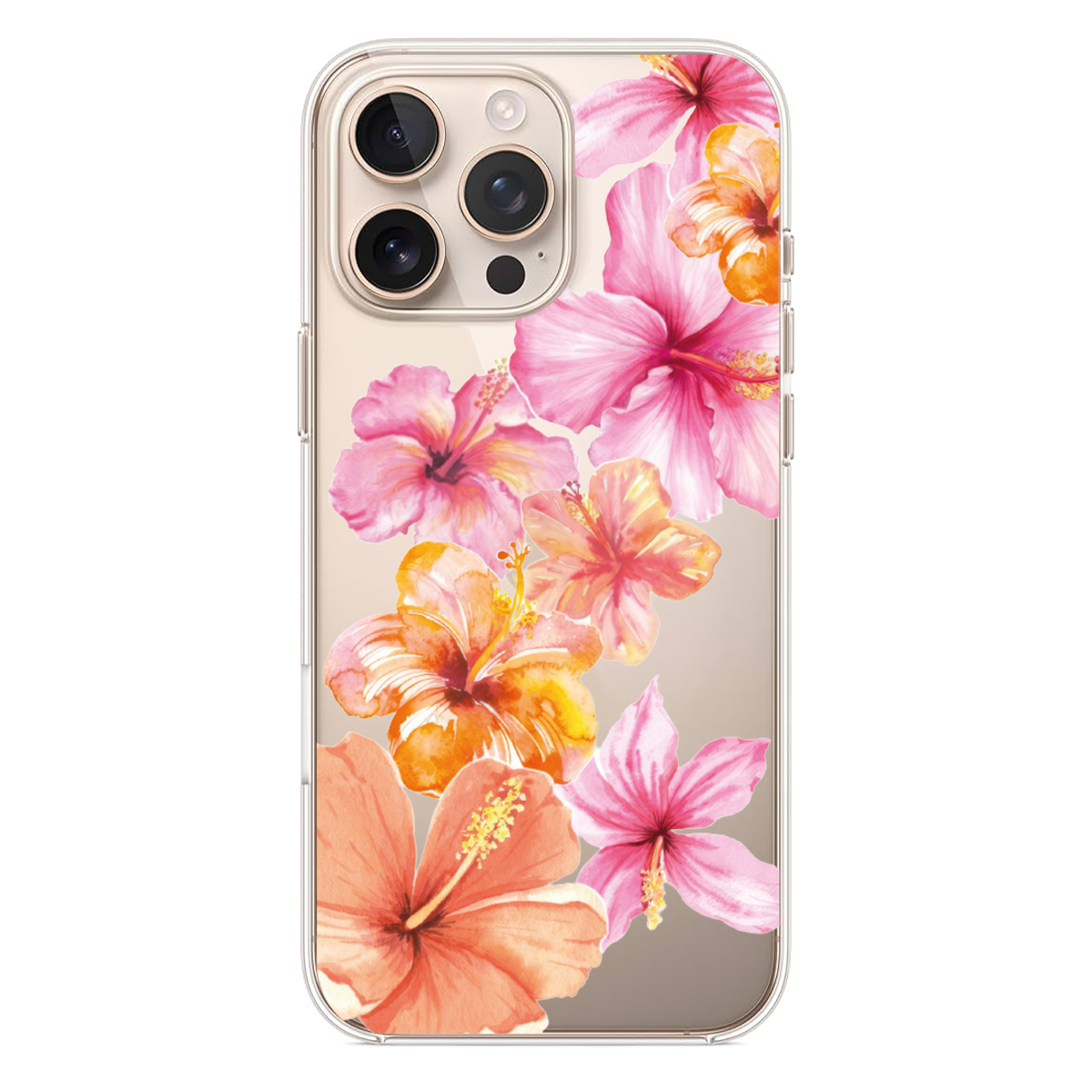 Tropikal Hibiskus Çiçekli Telefon Kılıfı - Canlı Yaz Enerjisi (WV30)